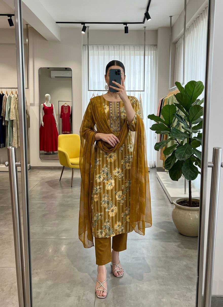 Summ Rayon Designer Kurti
