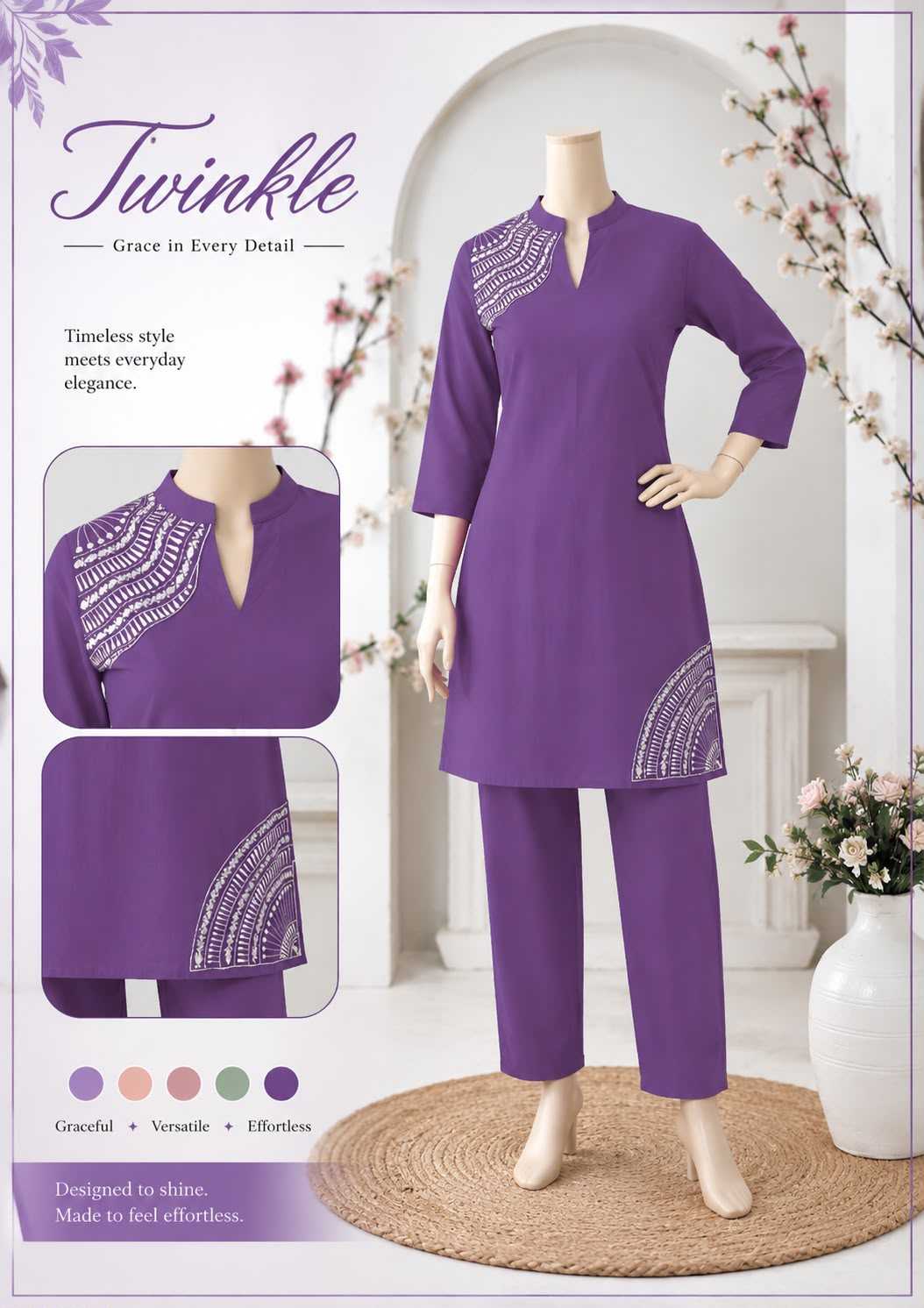 Twinkle Viscose Party Wear Kurti