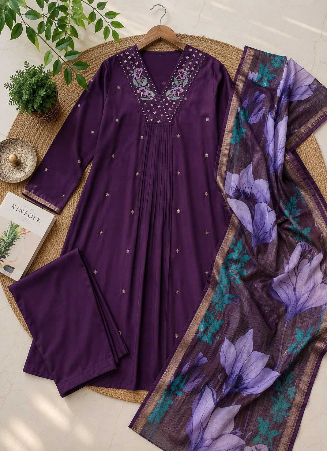 Uire Georgette Anarkali Gown