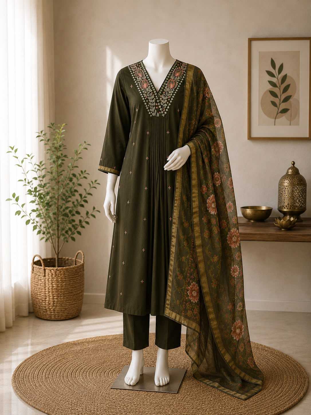 Uire Georgette Anarkali Gown