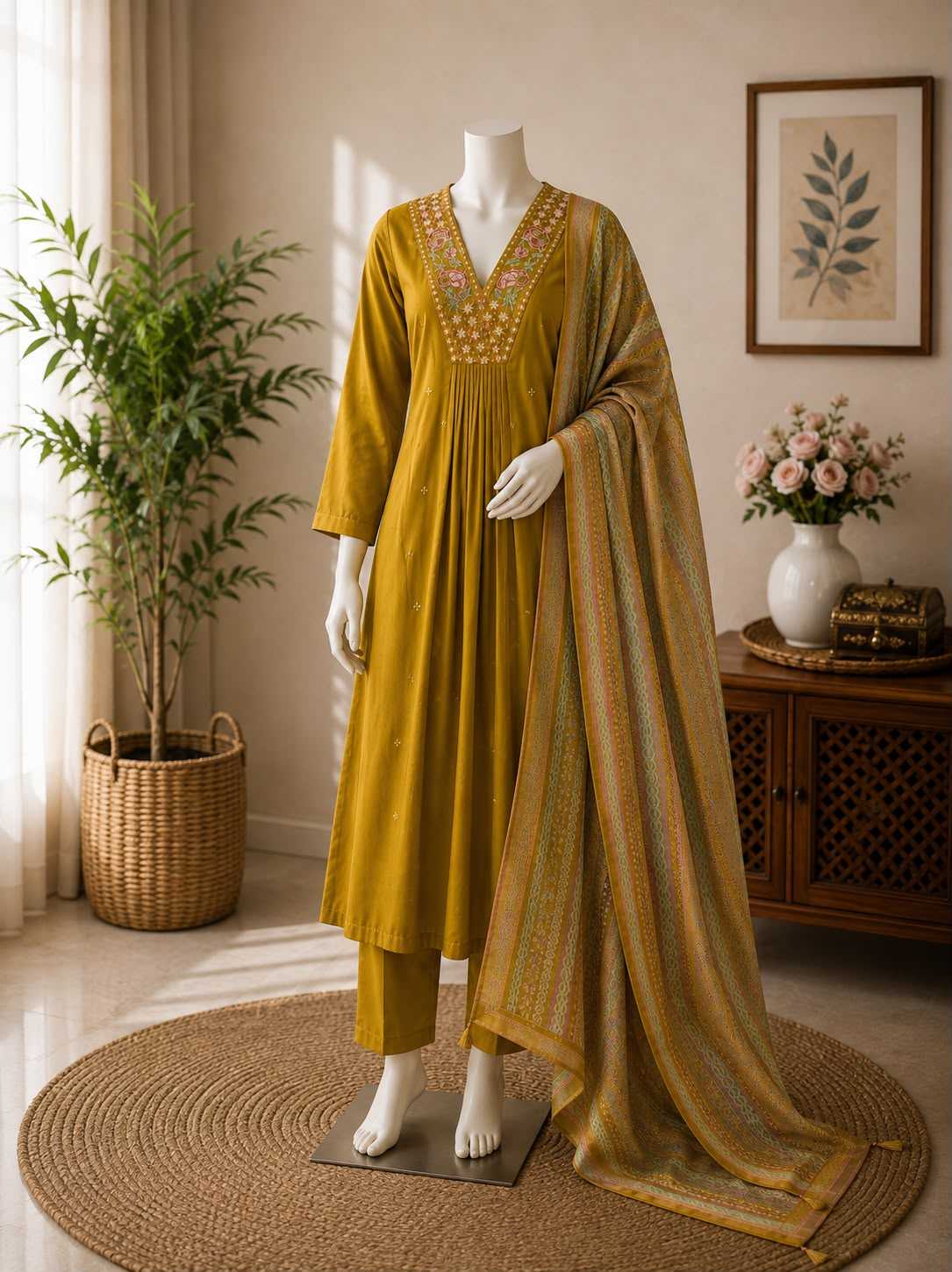 Uire Georgette Anarkali Gown