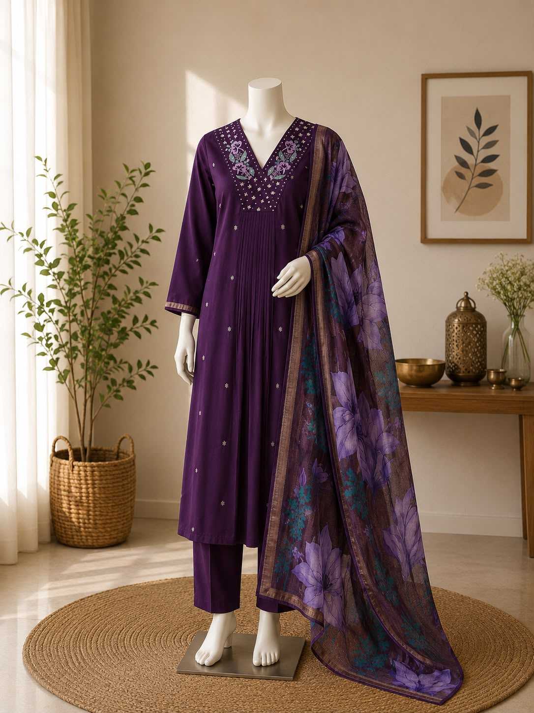 Uire Georgette Anarkali Gown