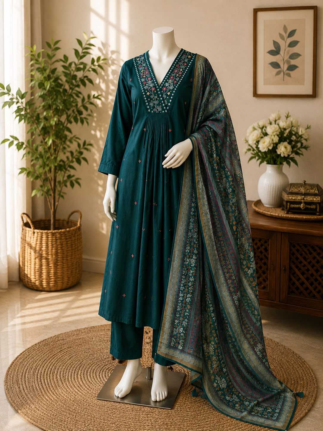 Uire Georgette Anarkali Gown