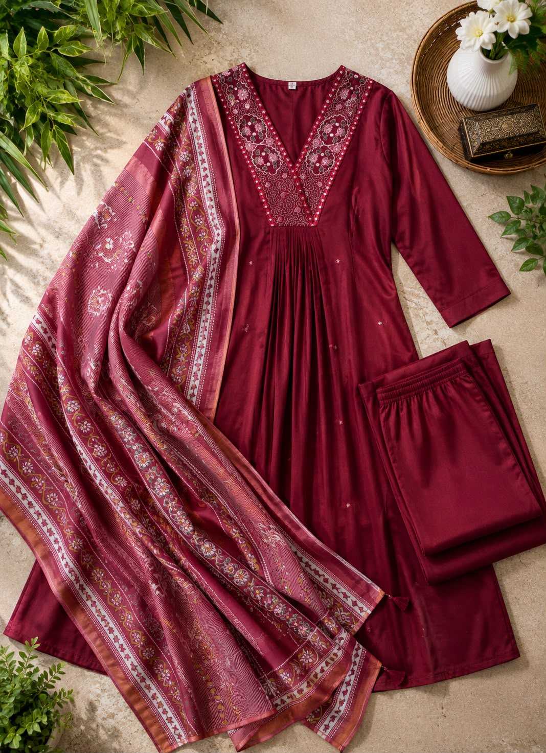 Uire Georgette Anarkali Gown
