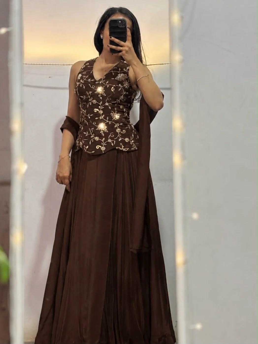 Vanya Crepe Indo Western Dress