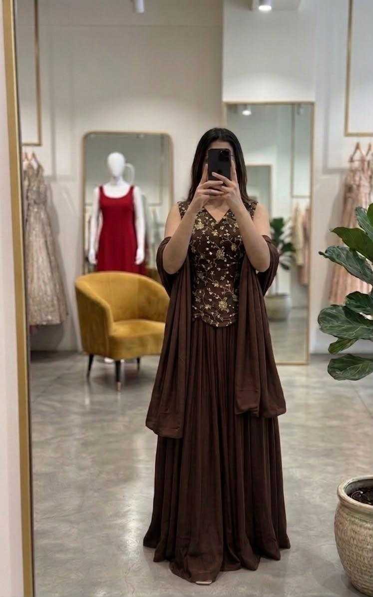 Vanya Crepe Indo Western Dress