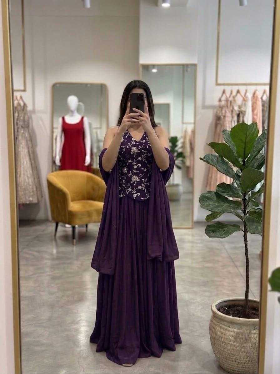 Vanya Crepe Indo Western Dress