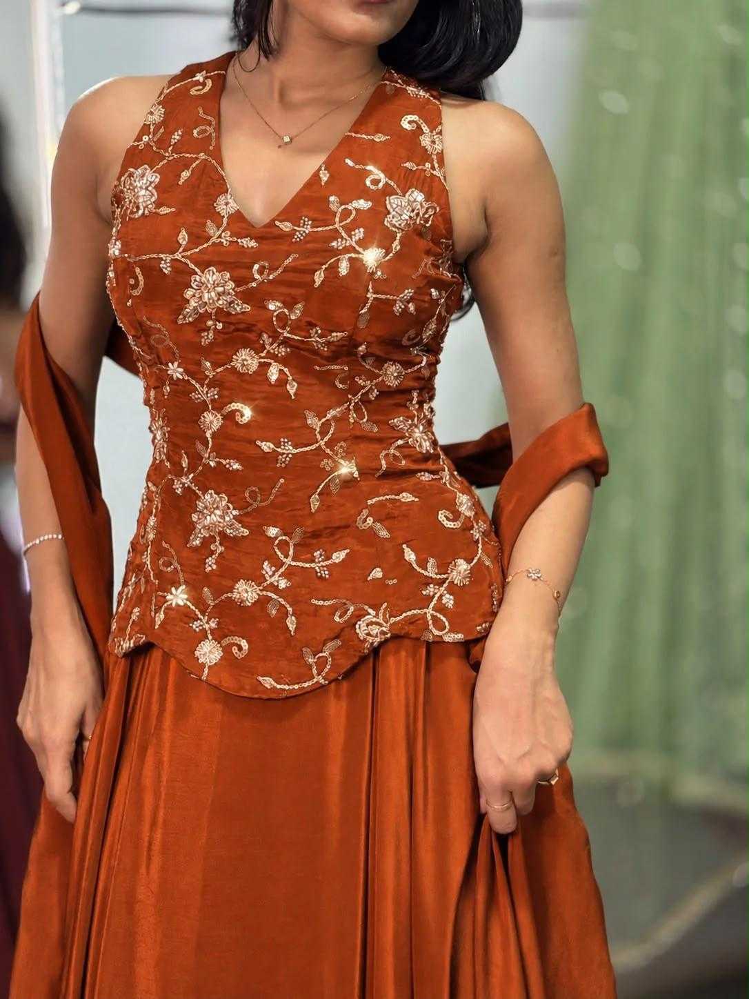 Vanya Crepe Indo Western Dress