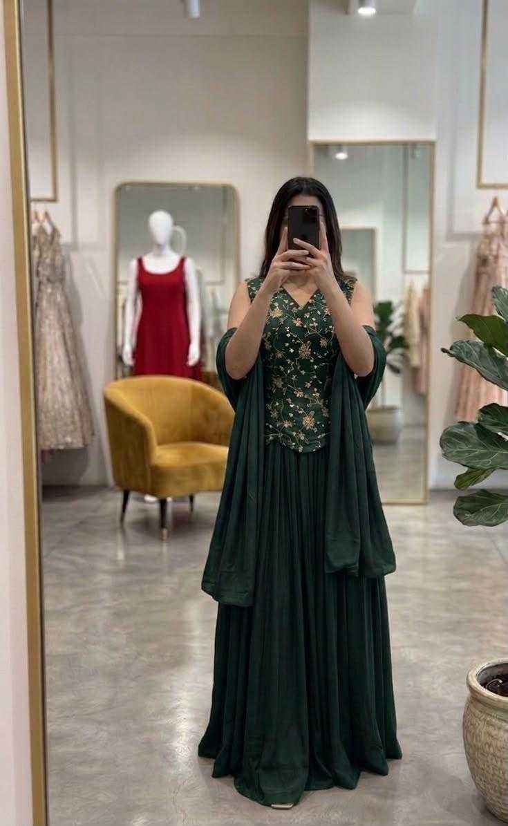 Vanya Crepe Indo Western Dress