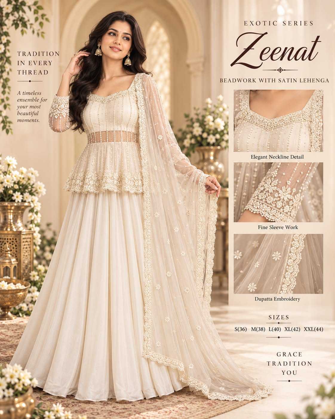 Zeenat Premium Silk Designer Lehenga