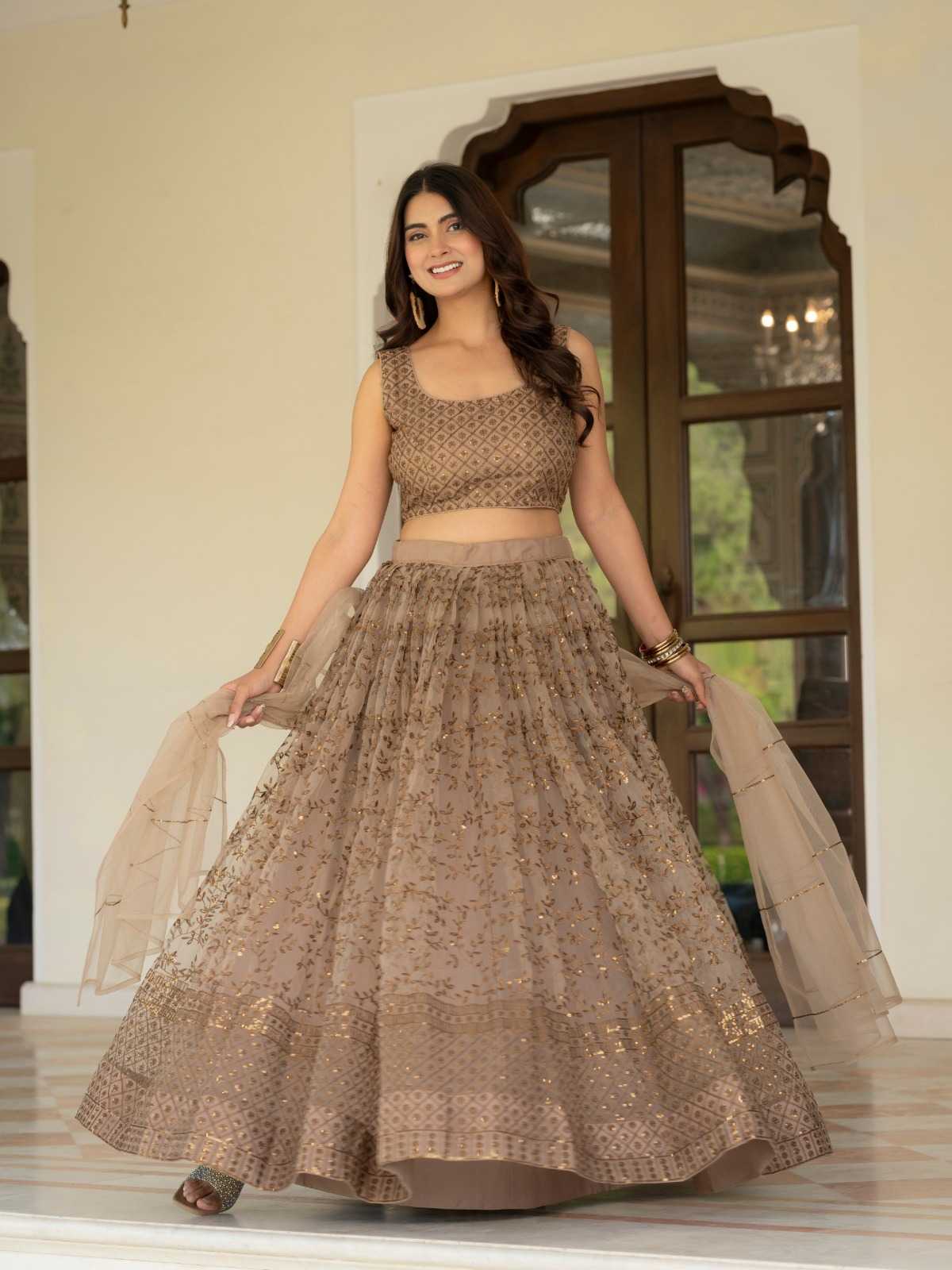 Net Celebrity Lehenga 146