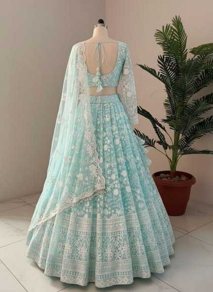 Net Embroidered Lehenga 208