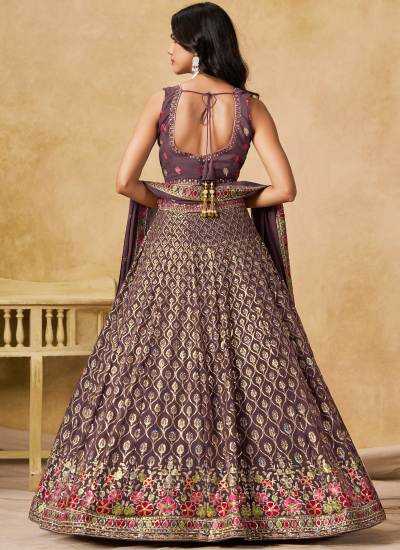 Georgette Embroidered Lehenga 209