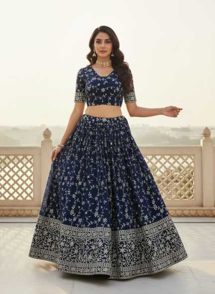 Georgette Embroidered Lehenga JT-138767