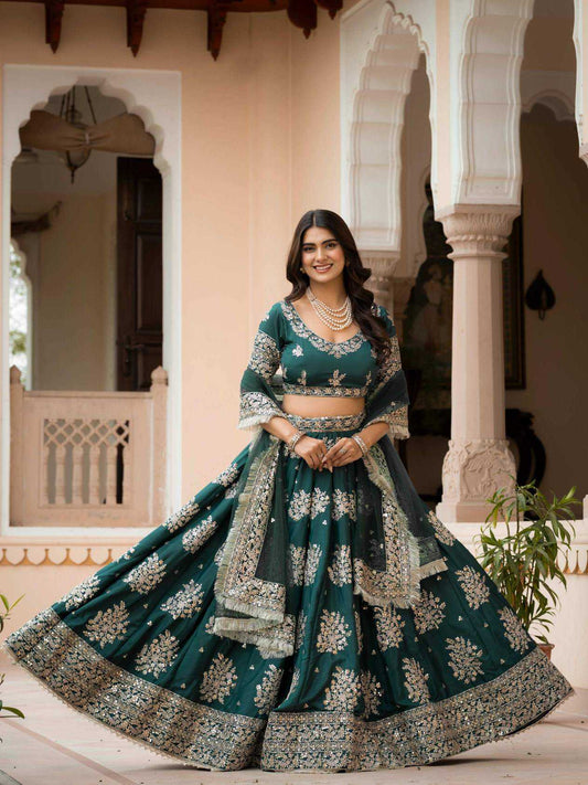 Crepe Embroidered Lehenga 241