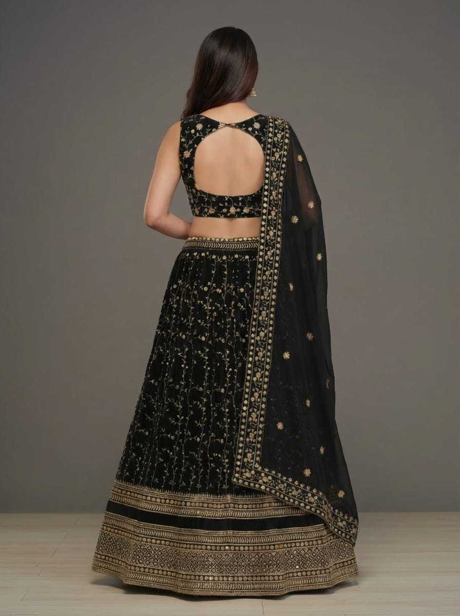 Faux Georgette Embroidered Lehenga JT-138775
