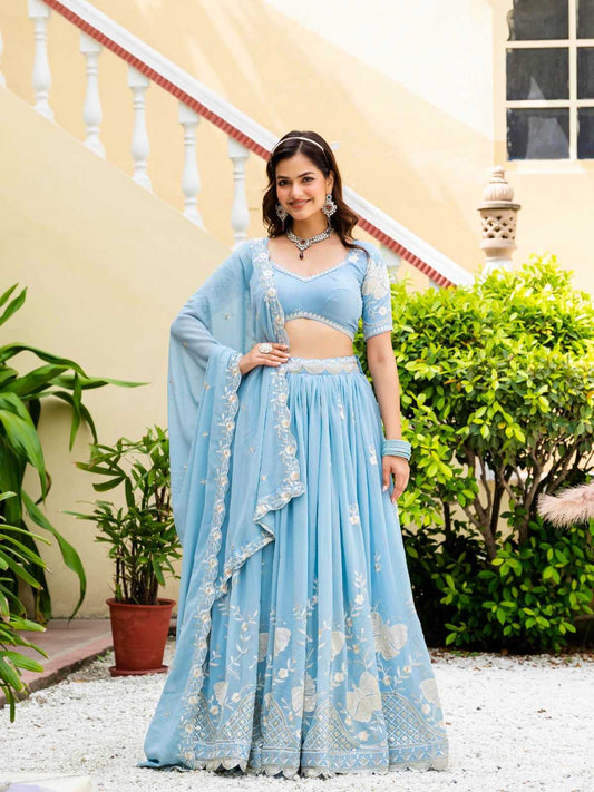 Faux Georgette Traditional Lehenga 289