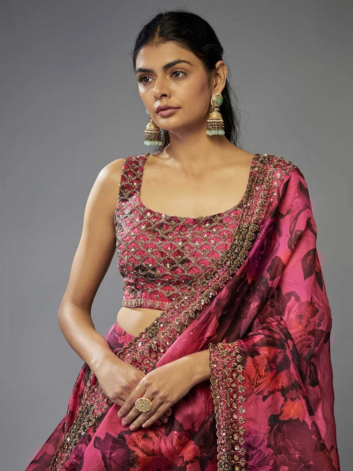 Organza Designer Lehenga 295