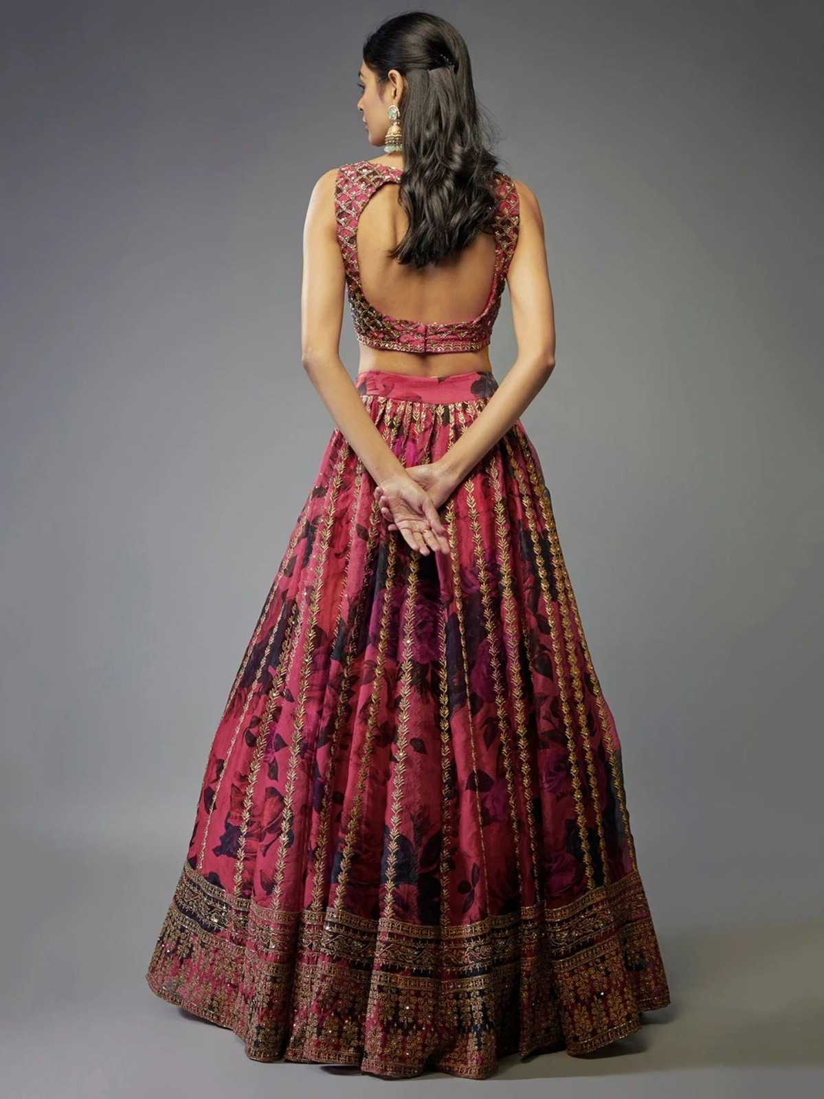 Organza Designer Lehenga 295