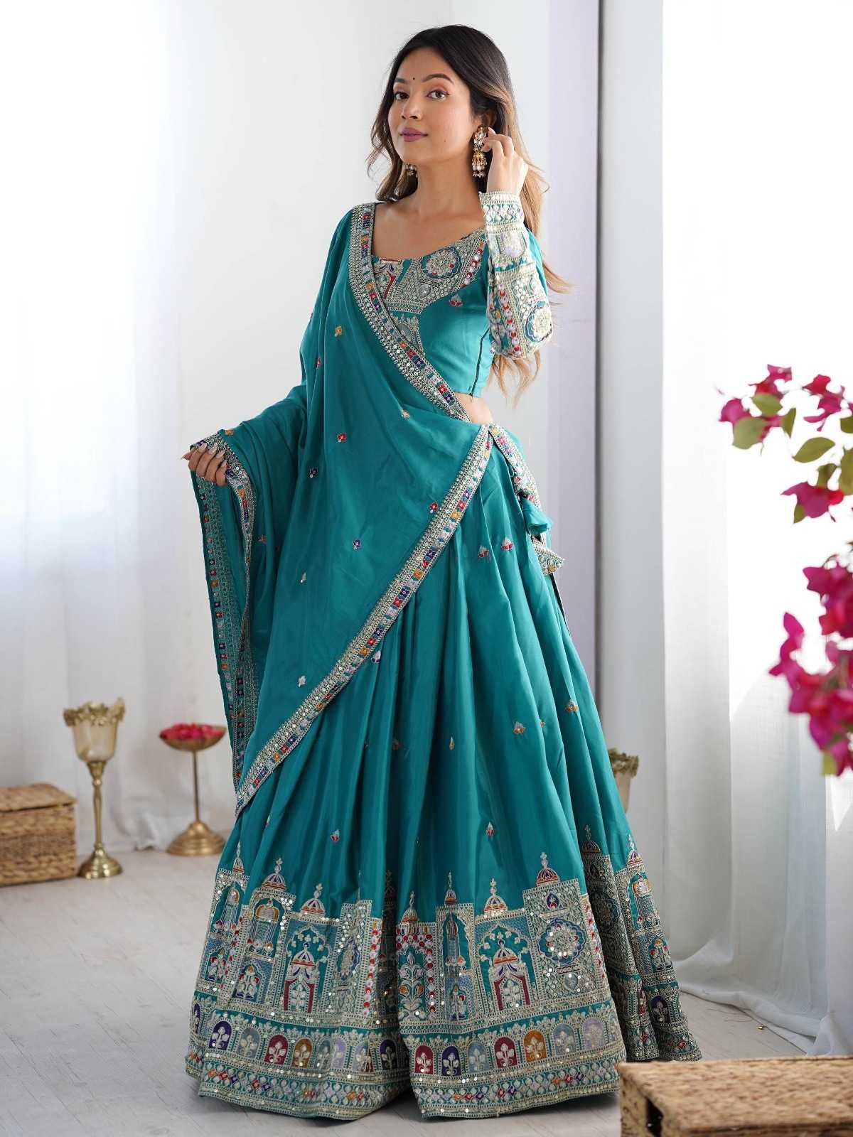 Crepe Traditional Lehenga 297