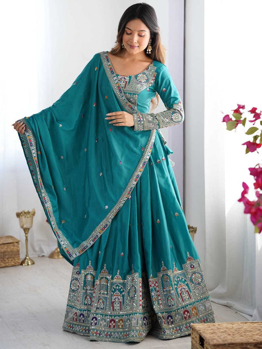 Crepe Traditional Lehenga 297