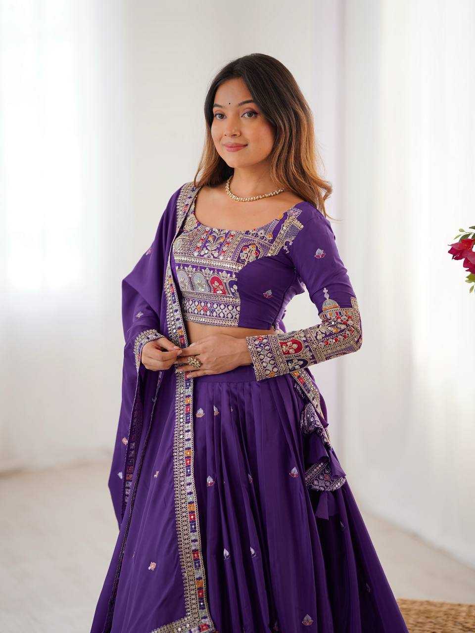 Crepe Traditional Lehenga 299