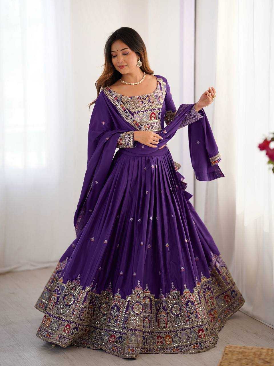Crepe Traditional Lehenga 299