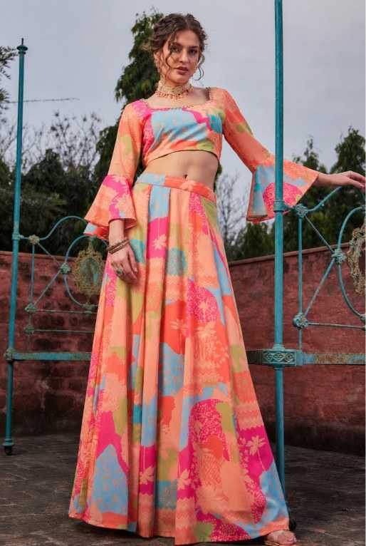 Georgette Designer Lehenga 321