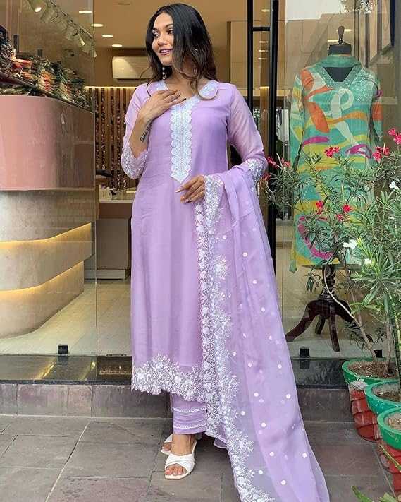 Faux Georgette Party Wear Kurti