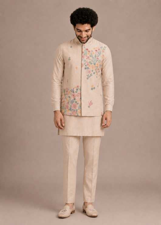 Heavy Roman Silk Kurta 359