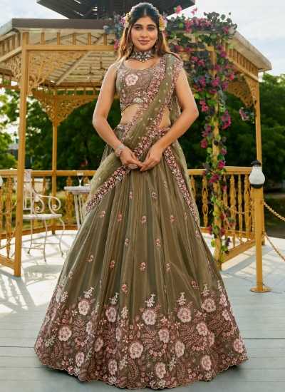 Crepe Embroidered Lehenga JT-138815
