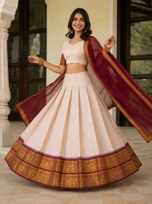 Cotton Fancy Lehenga 394