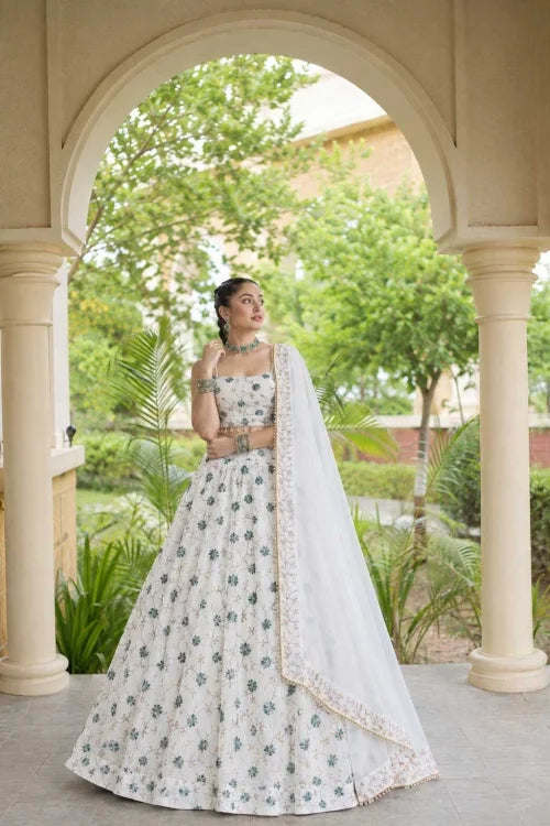 Georgette Traditional Lehenga 412