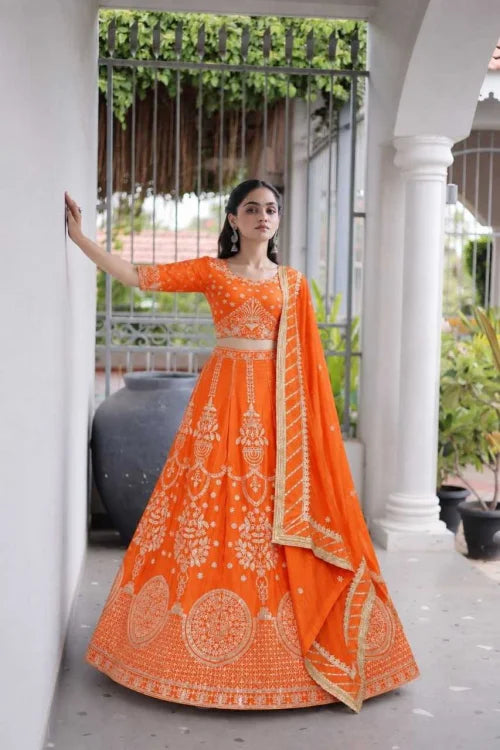 Crepe Fancy Lehenga