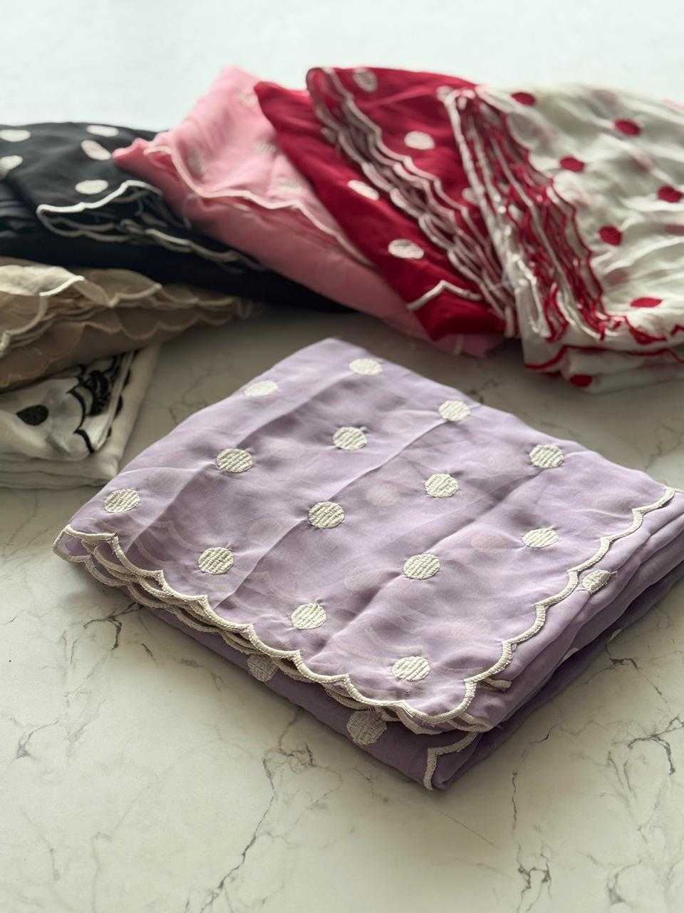 Tabby Silk Designer Saree in Pink