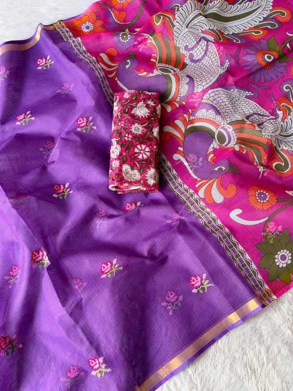 Kota Silk Printed Saree