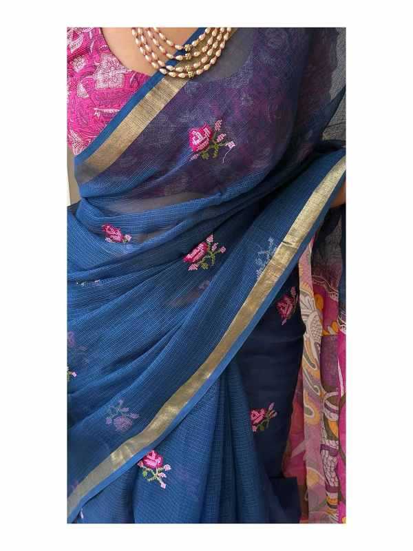 Kota Silk Printed Saree
