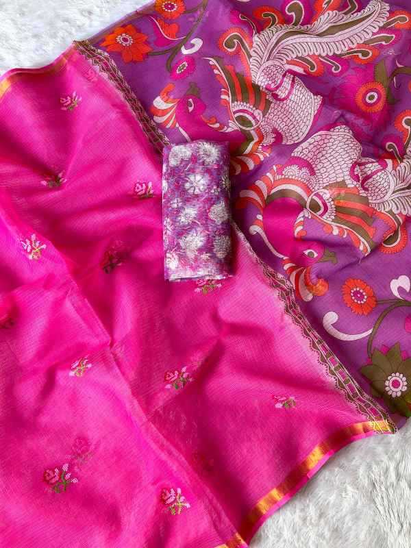 Kota Silk Printed Saree