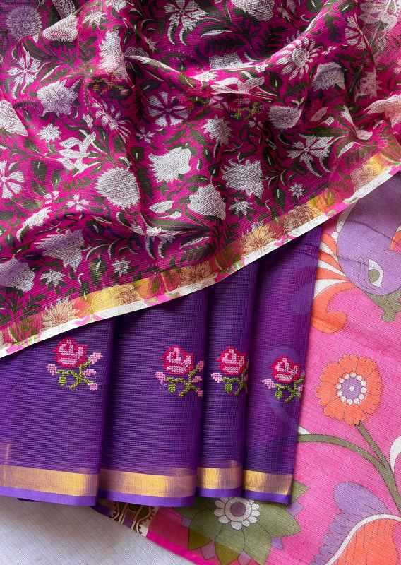 Kota Silk Printed Saree