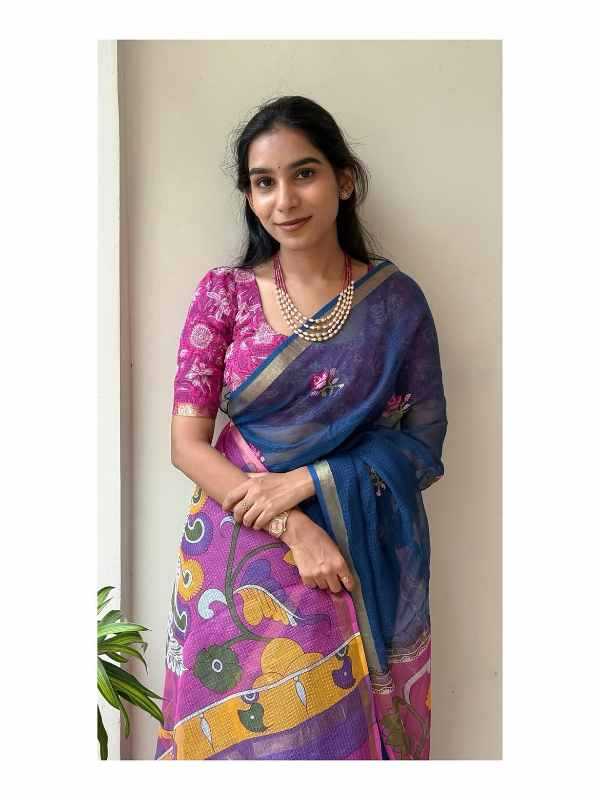 Kota Silk Printed Saree