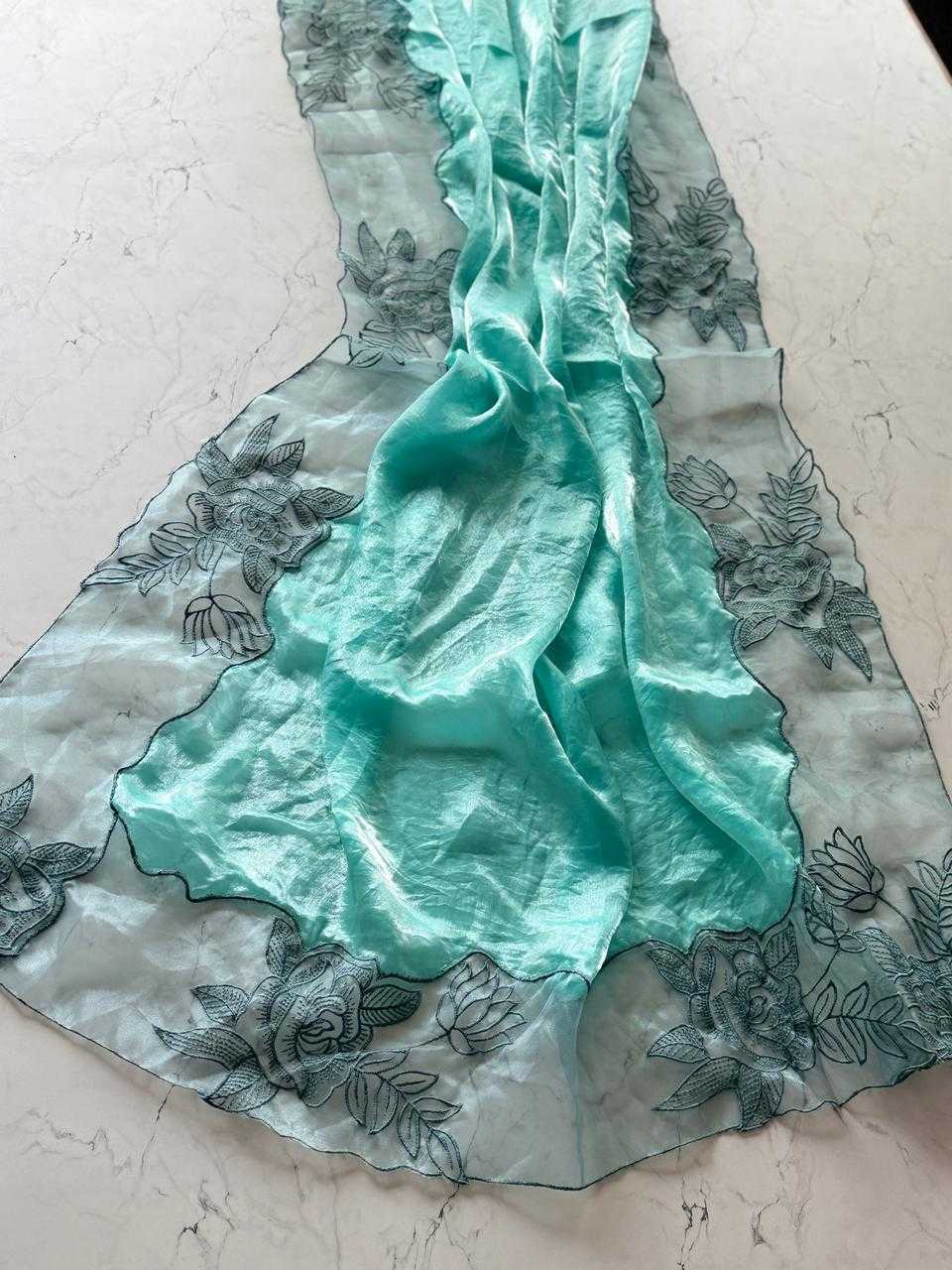 Over Space Silk Designer Saree