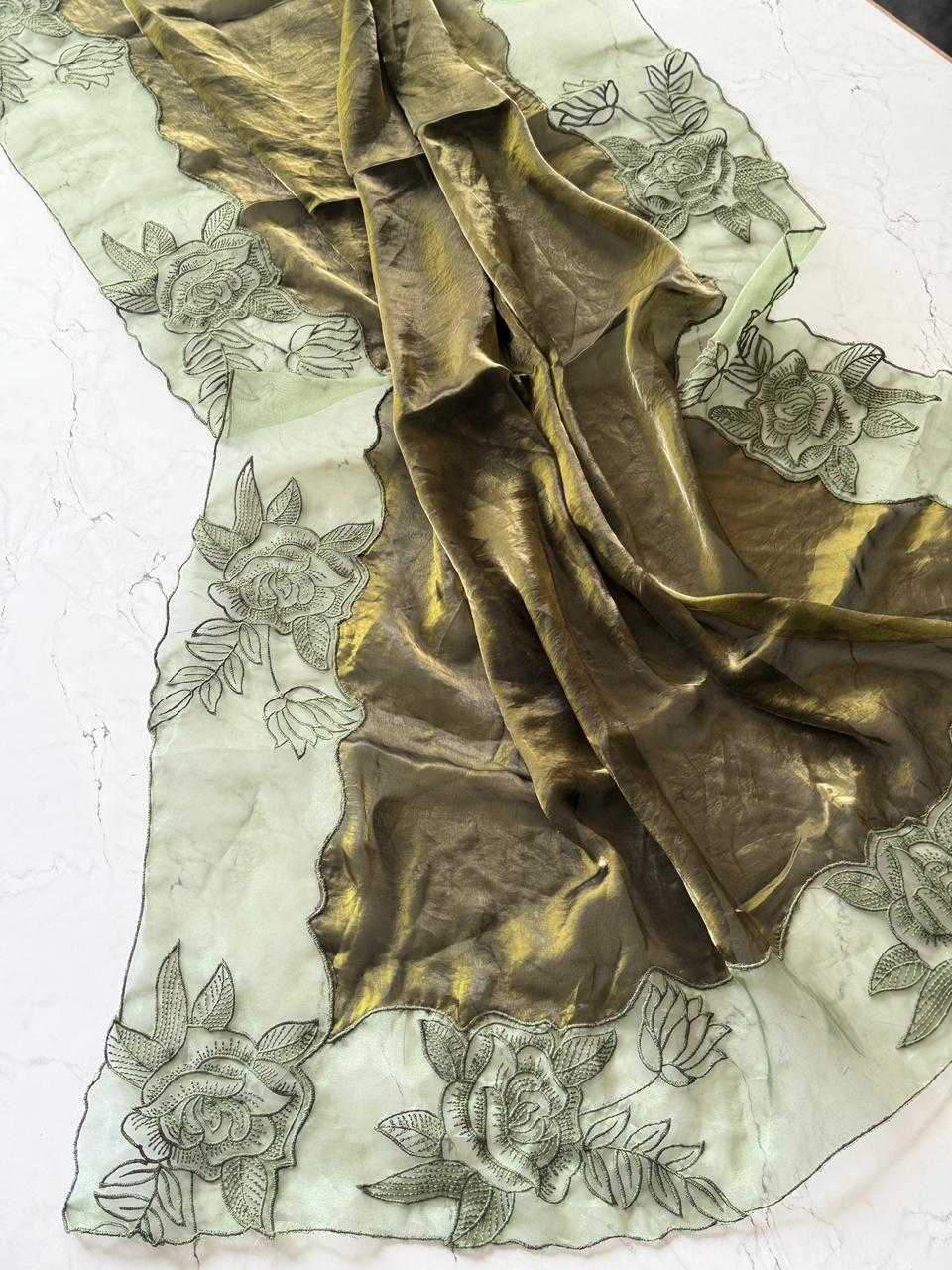 Over Space Silk Designer Saree