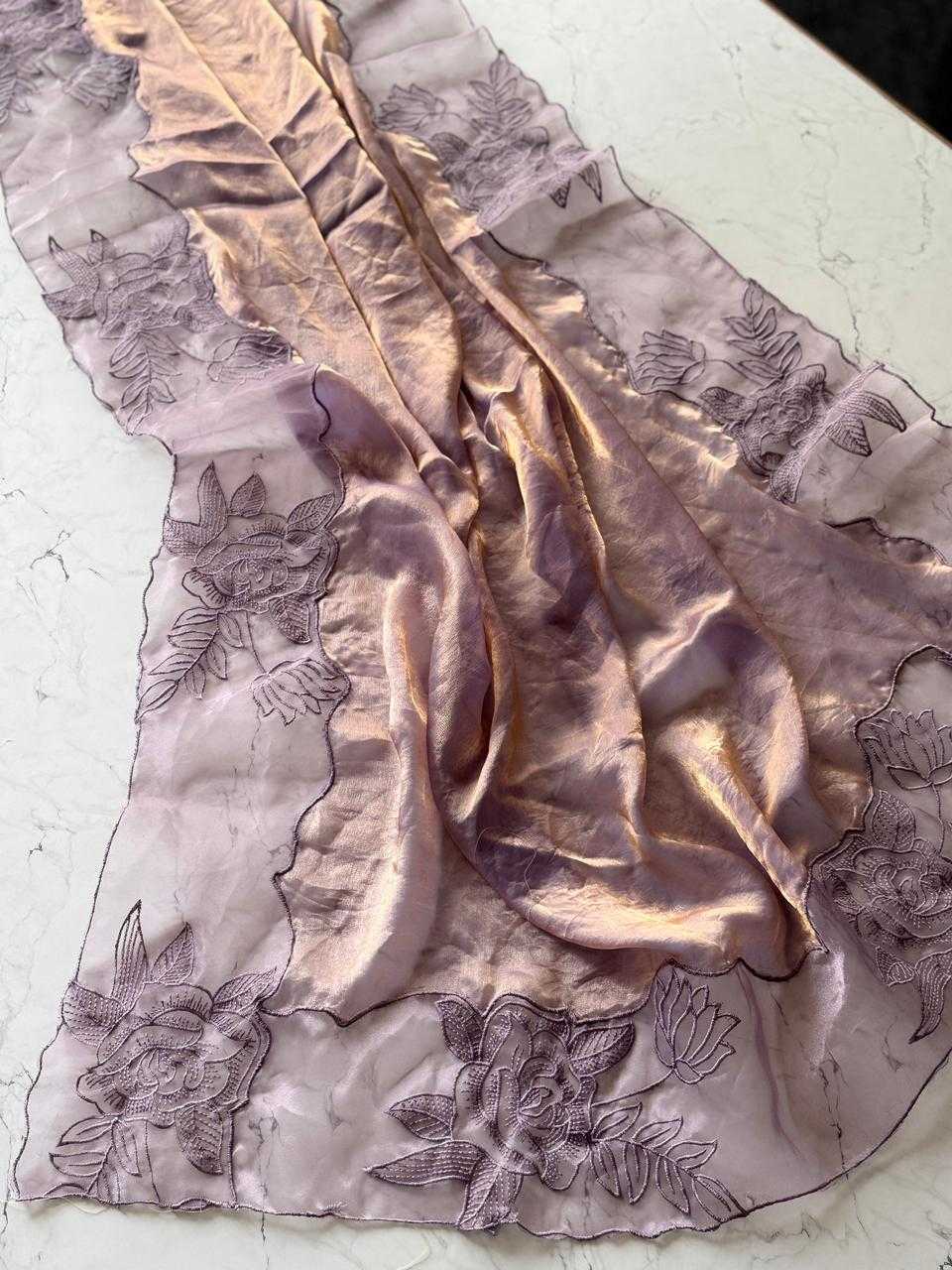 Over Space Silk Designer Saree