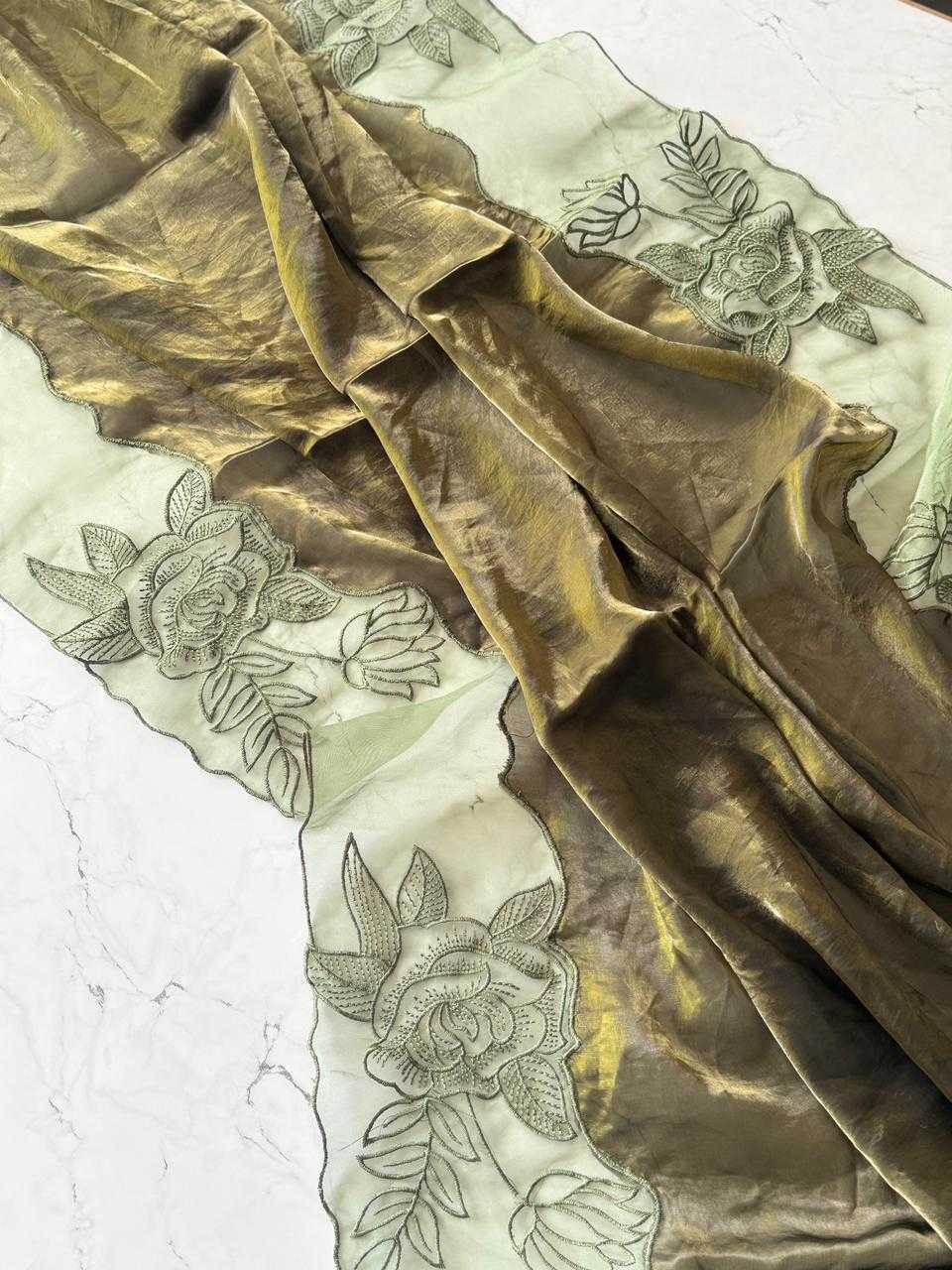 Over Space Silk Designer Saree