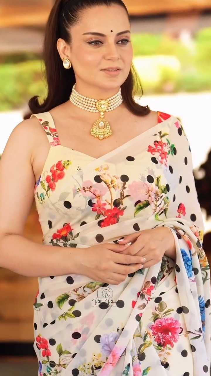 Faux Georgette Printed Saree