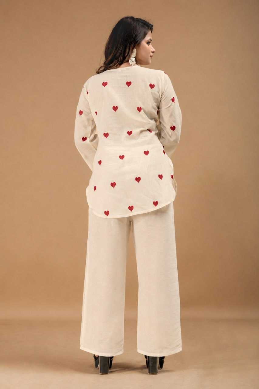 Cotton Co-ord Set in Red