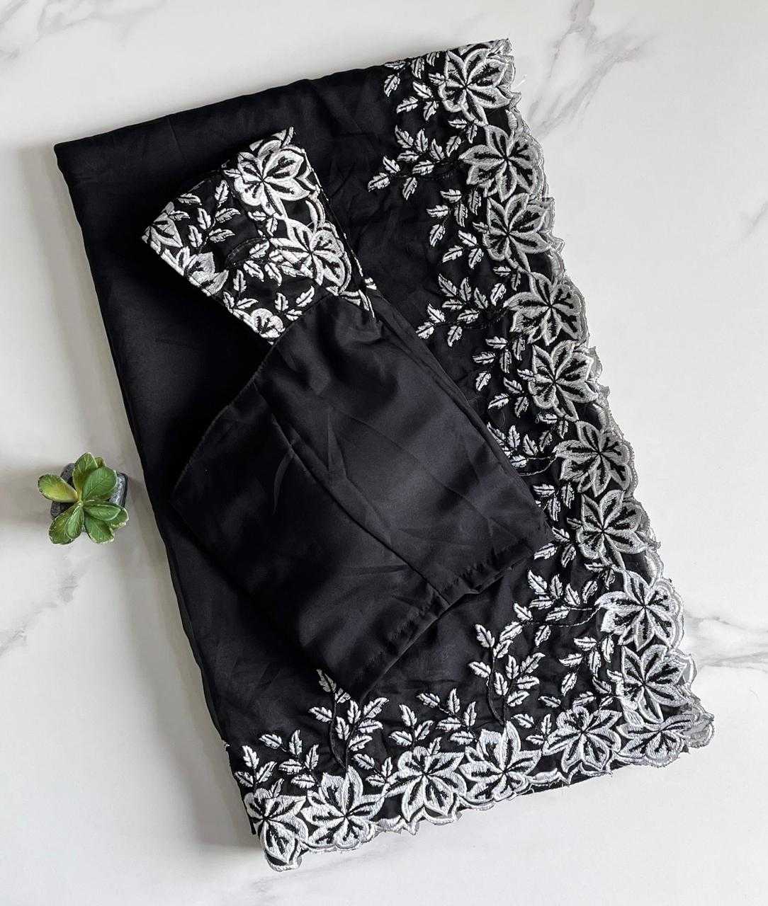 Tabby Silk Organza Designer Saree