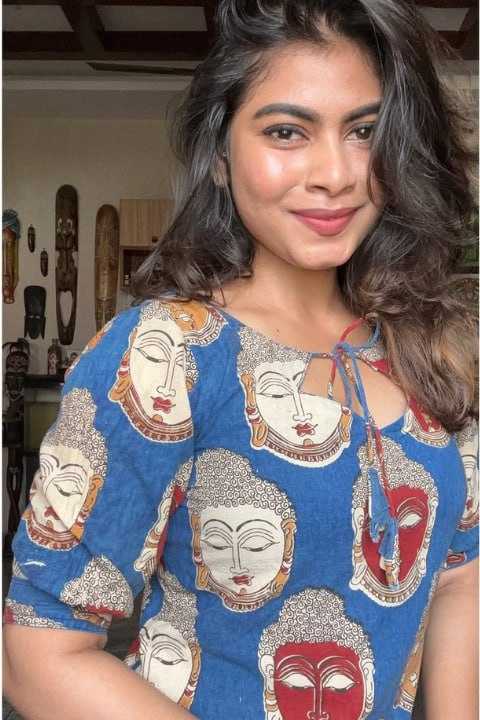 Rayon Designer Kurti in White