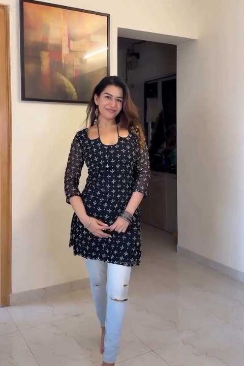 Rayon Designer Kurti 727