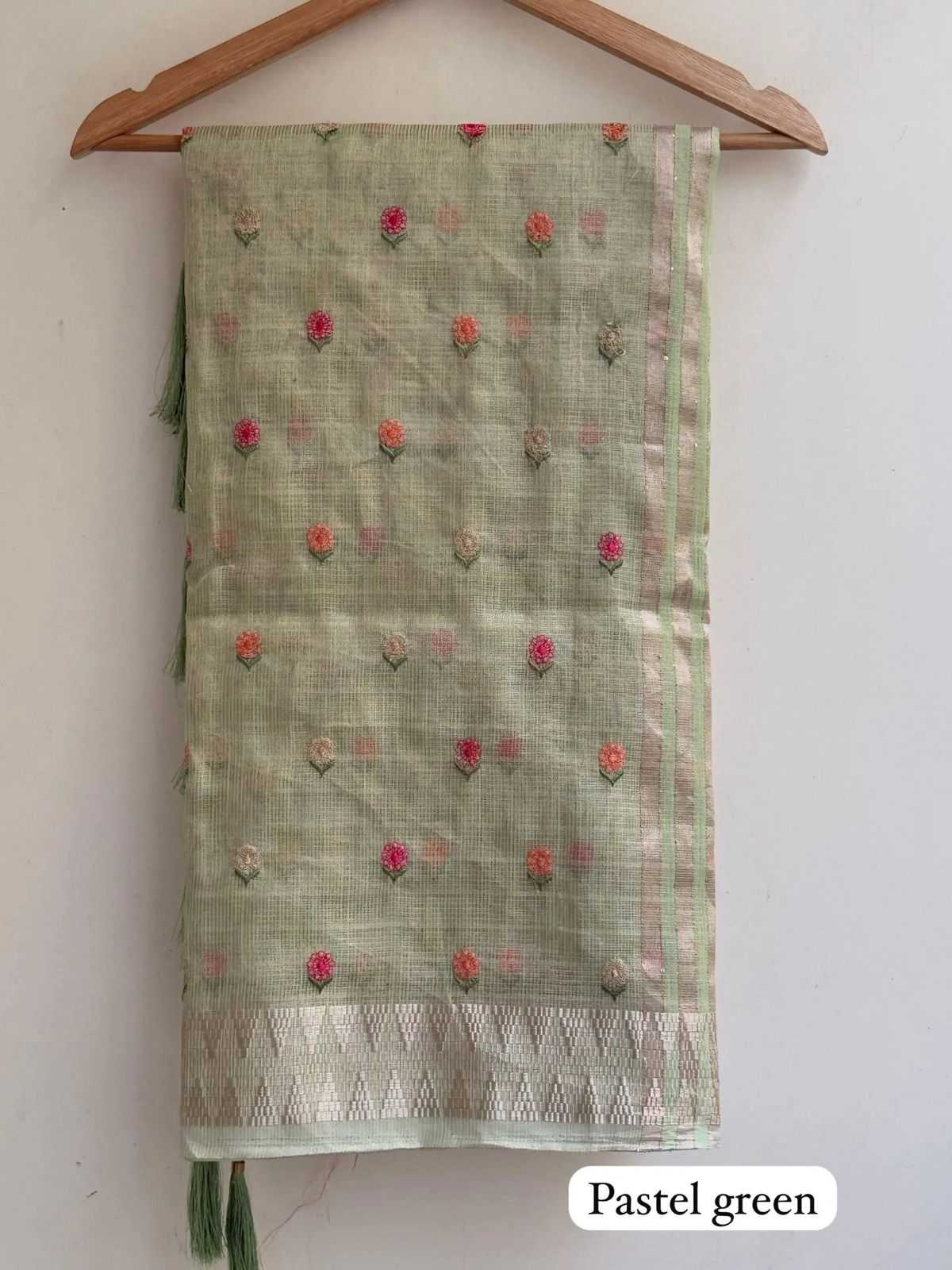 Couse Viscose Hand Work Saree